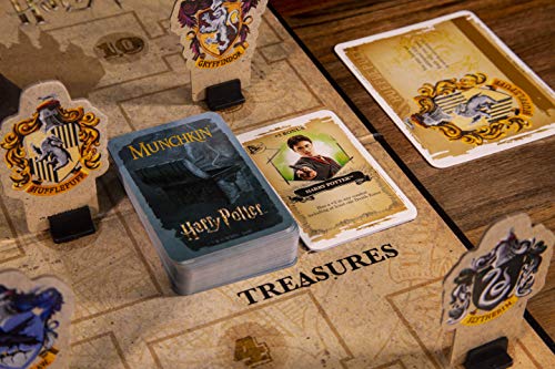 USAopoly Munchkin Deluxe Harry Potter Card Board Game Juego de Cartas - Ingles