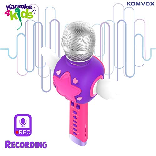 VOZKOM Juguetes Niña 3-6 año, Karaoke Infantil Microfono Niña, Niña