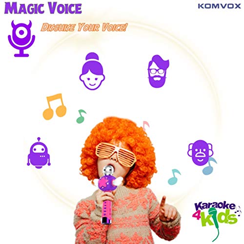 VOZKOM Juguetes Niña 3-6 año, Karaoke Infantil Microfono Niña, Niña