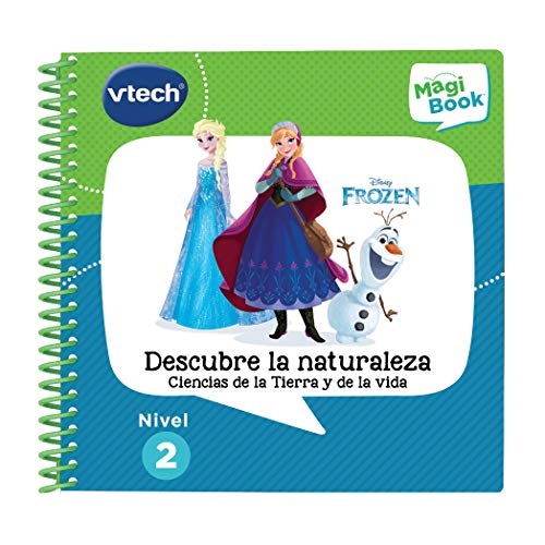 VTech- Frozen II-Descubre la Naturaleza Libro para Magibook, Multicolor (3480-482122)