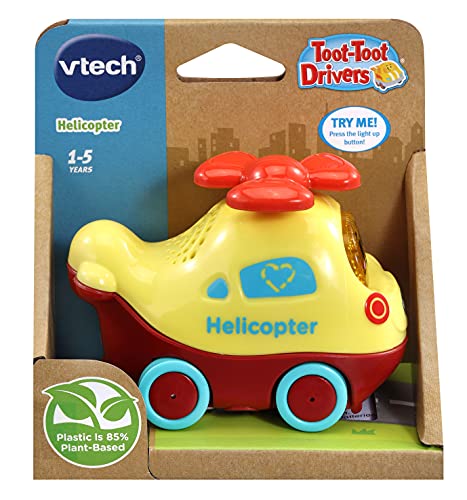 VTech Toot Drivers-Helicóptero de edición Especial, Color Naranja, ‎5.8 x 8.75 x 7.3 cm (543203)