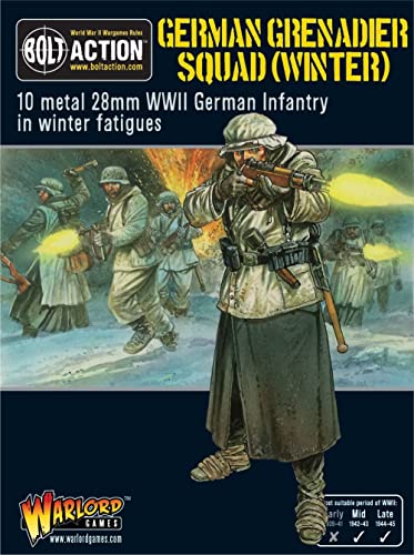 Warlord Games BA: Granaderos alemanes en Ropa de Invierno