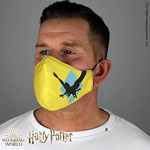 Warner Bros. Harry Potter Superheroes Mouthguard Masks Fabric Mask Adjustable Elastic Band Adult & Teen Comic Mask Nose Guard Mouth Noses (Hippogriff Buckbeak)