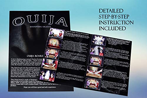 WICCSTAR Classic Ouija Spirit Board Game with Planchette and Detailed Instruction En España