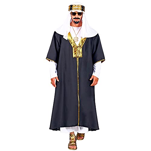 WIDMANN 11012883 Disfraz de sultán, Hombre, Negro, L
