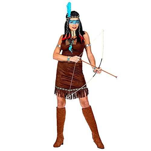WIDMANN 20956 - Cubrebotas de ante, un par, color marrón, estilo medieval, elfo, pirata, indio, carnaval, fiesta temática