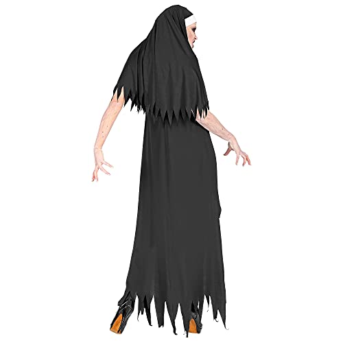 WIDMANN Disfraz de monja terrorífica, color negro, extra-small (01929)