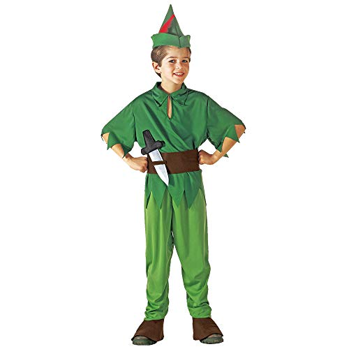 WIDMANN Peter Pan - Niños Disfraz - Pequeño - Edad 5-7 - 128cm
