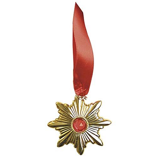 WIDMANN vd-wdm8410r medallón Drácula, dorado, talla única