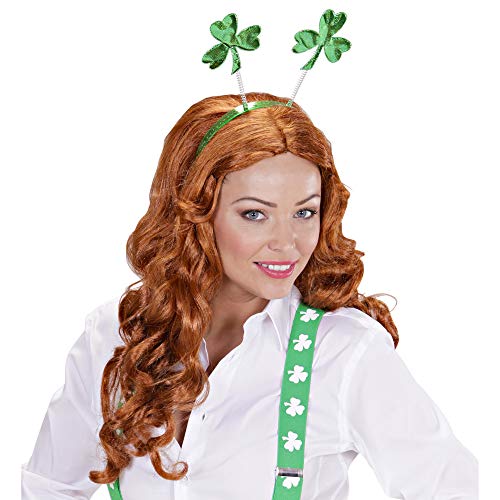 WIDMANN Video Delta del día de St. Patrick Head Boppers Sombrero Headware Accesorio para Irlandesa Irlanda St Patrick Fancy Dress Up Disfraces y Trajes
