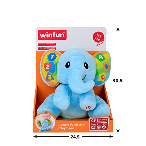winfun - Elefante educativo con luz y sonido winfun (44521)