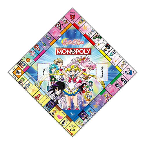 Winning Moves Monopoly: Sailor Moon (Edizione Italiana) Merchandising Ufficiale
