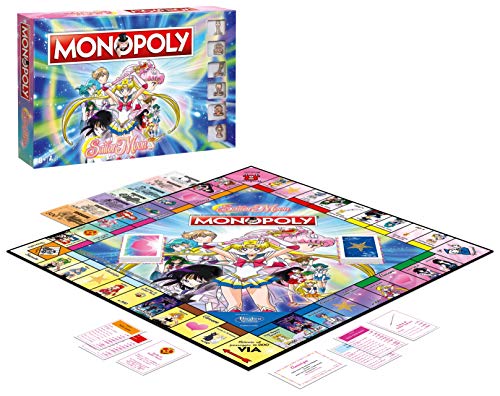 Winning Moves Monopoly: Sailor Moon (Edizione Italiana) Merchandising Ufficiale