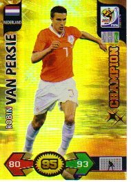 World Cup 2010 XL Adrenalyn CHAMPIONS Card Robin Van Persie [Toy]