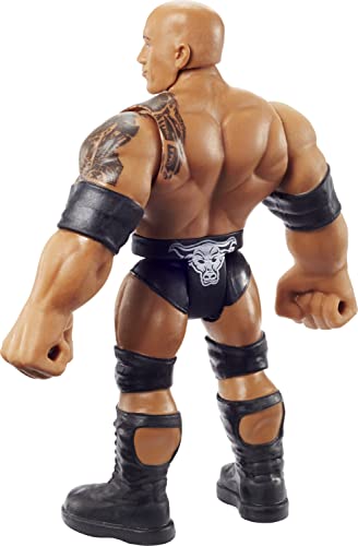 WWE Bend 'n Bash The Rock - Figura articulada y elástica (14 cm)