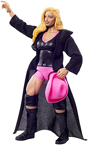 WWE Élite Figura de acción Trish Stratus, muñeca articulada de juguete con accesorios para niños +6 años (Mattel GVB87)