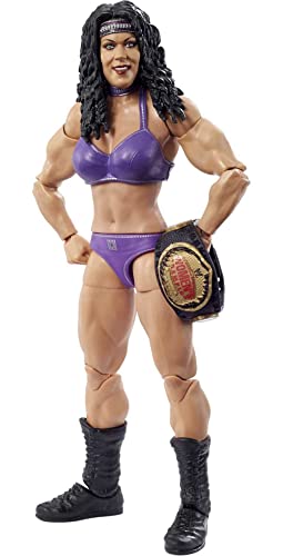 WWE Élite Wrestlemania Figura Chyna, muñeca articulada de Juguete con Accesorios (Mattel GVC09)