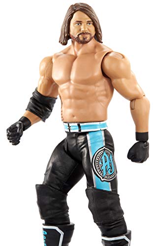 WWE - Figura de Acción Luchador AJ Styles, Juguetes Niños +6 Años (Mattel GCB55)