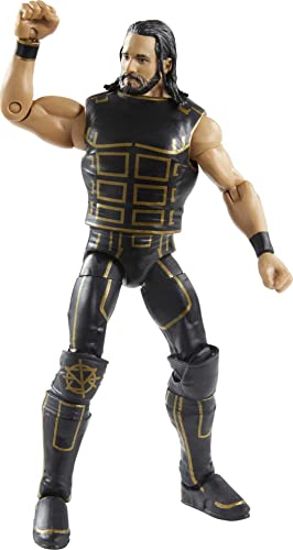 WWE Seth Rollins Fan Takeover Figura de acción Elite de 6 pulgadas con Fanvoted Gear y accesorios de 6 pulgadas Posible coleccionable regalo de 8 años de edad y más