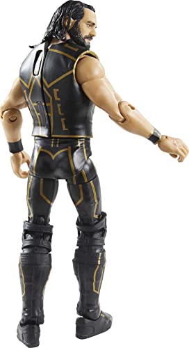 WWE Seth Rollins Fan Takeover Figura de acción Elite de 6 pulgadas con Fanvoted Gear y accesorios de 6 pulgadas Posible coleccionable regalo de 8 años de edad y más