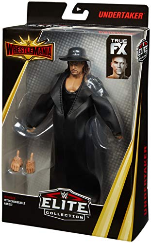 WWE Wrestlemania Figura de Acción Luchador Undertaker, Juguetes Niños 8 Años (Mattel GCN15)