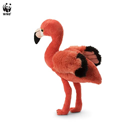 WWF – Peluche cocodrilos, 15170024, Rosa (Flamingo), 23 cm