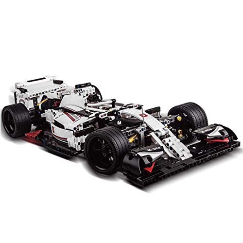 XIAN Bloques de construcción Fórmula 1 F1 Coche de carreras, 1235 piezas 1:8 bloques de construcción de coches deportivos juguete de construcción compatible con Lego Technic