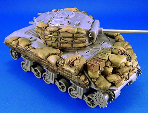 XINGCHANG 1/35   Sherman M4A3 Conjunto De Armadura De Saco De Arena No Incluye Tanque De Juguete Modelo De Resina Kit En Miniatura Sin Ensamblar Sin Pintar