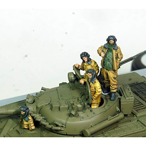 XINGCHANG 1/72 Kits de Modelos de Figuras de Resina GK tripulaciones de Tanques rusos Unassambled sin Pintar 791