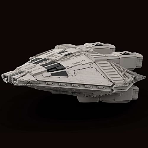 Xshion MOC-87504 - Bloques de construcción de naves espaciales de Star Wars, 8042 piezas destructor estelar Narcissus, modelo de nave espacial, juego de construcción compatible con Lego