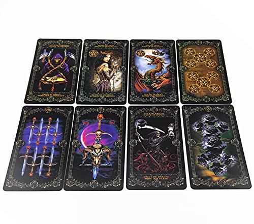 xuanyuan 78 tarjetas de tarot para fiestas y hogar, baraja de fantasía, gótica, para Alquimia 1977, Inglaterra