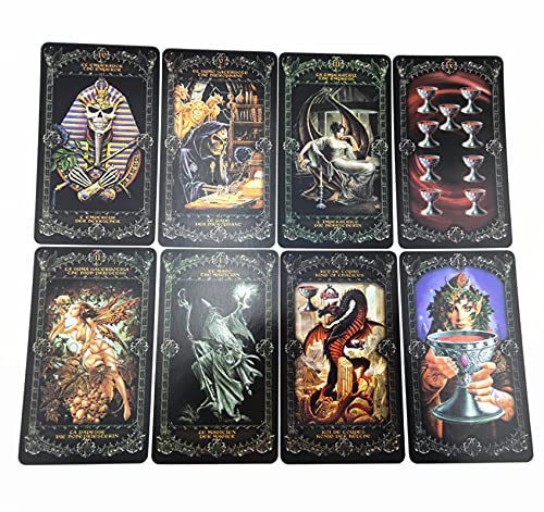 xuanyuan 78 tarjetas de tarot para fiestas y hogar, baraja de fantasía, gótica, para Alquimia 1977, Inglaterra