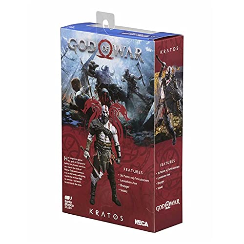 YINGYINGSM Figura Fantasma de Sparta Kratos Figuras de acción Modelo de colección Regalos de Juguete 18cm Modelo de Personaje (Color : with Box)