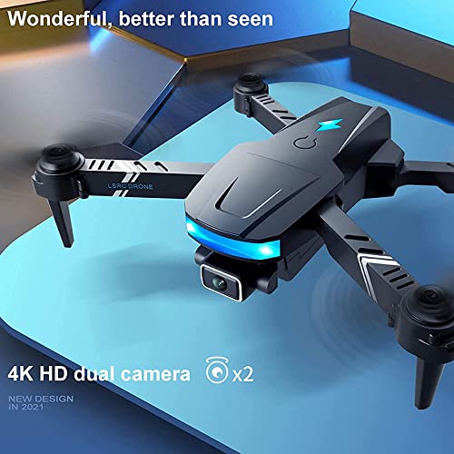 YOBDDD Drone para niños Adultos con cámara 4K HD Quadcopter RC Plegable y Ajustable para Principiantes con 30 Mi (artefacto al Aire Libre)