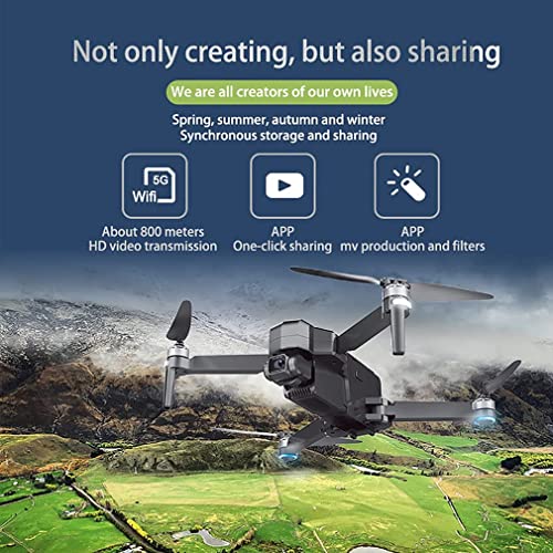 YOBDDD F11 4K Pro Drone Sistema de fotografía aérea de posicionamiento GPS Vuelo Inteligente Automático Siguiente gr (UAV al Aire Libre)