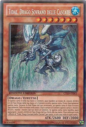 Yu-Gi-Oh! - CT10-IT001 - Tidal, dragón soberano de las cascadas, Tin de colección 2013: Emisión 1 Tidal, dragón soberano de las Cascadas, edición limitada - secreta