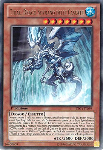 YU-GI-OH! - LTGY-IT039 - Tidal, dragón soberano de las Cascadas - El Señor de la Galaxia Taquiónica - Unlimited Edition - Rara
