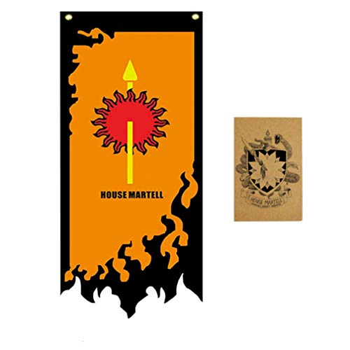 ZCWOLTM Fiesta de cumpleaños Canción de Hielo y Fuego Poster Juego de Tronos Bandera Game-of-Throne Banner