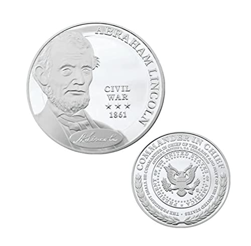 ZKPNV Monedas Conmemorativas El Presidente Estadounidense Abraham Lincoln Moneda Conmemorativa De La Guerra Civil De 1861