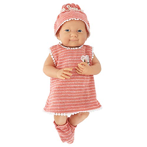 ZWOOS Ropa de Muñecas para New Born Baby Doll, Lindo Atuendo con Sombrero y Calcetines para Muñecas 35-43 cm