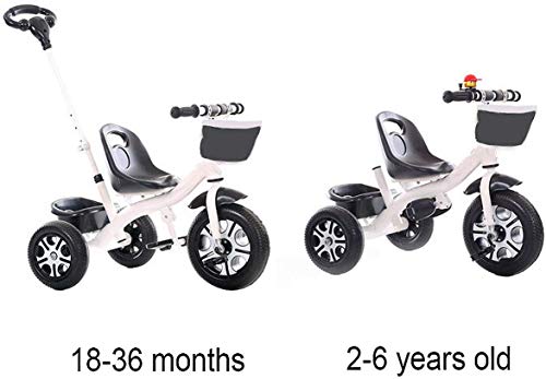 1-3 años de edad, tres-en-uno de tres ruedas de bicicleta ronda del triciclo de niños de 3 de los niños de alquiler de los niños y niñas infantiles equilibrio de la bicicleta del triciclo del bebé de