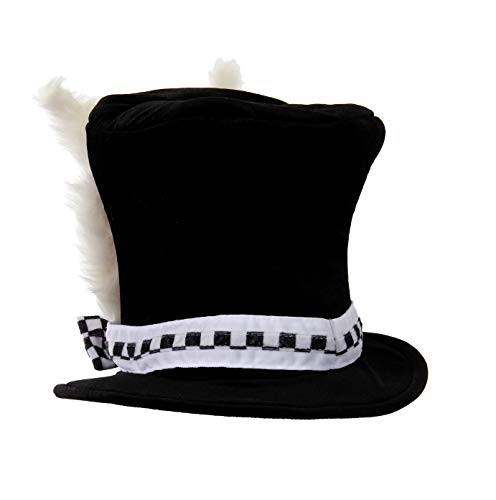 Alice in Wonderland White Rabbit Topper Costume Hat Adult One Size