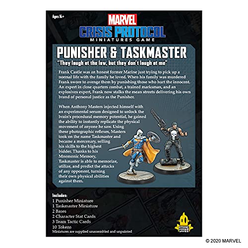 Atomic Mass Games-Crisis Protocol-Punisher and Taskmaster EN, Color (CP32en)