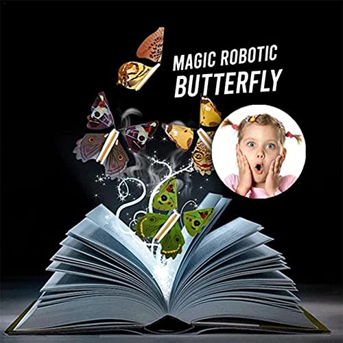 Audasi 20 Piezas Mariposa Voladora mágicas Plastico Juego De Flying Butterfly Para Cumpleaños Aniversario Regalo Sorpresa