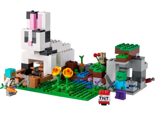 Collectix Lego Minecraft 21181 - Juego de figuras de conejos y playa de tortuga 30432 (bolsa de plástico)