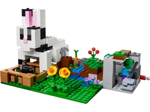 Collectix Lego Minecraft 21181 - Juego de figuras de conejos y playa de tortuga 30432 (bolsa de plástico)