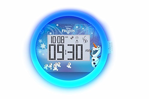 Disney Frozen - Radio Despertador Olfativo (perfume plátano), función luz nocturna (Lexibook CS100FZ)