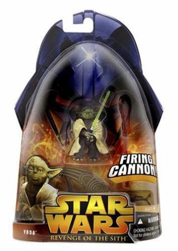 Figura de acción de Star Wars - Revenge of The Sith: Yoda Disparando Cannon