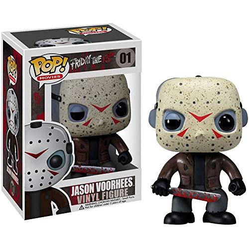 Funko Jason Voorhees: Friday The 13th x POP! Movies Vinyl Figure & 1 PET Plastic Graphical Protector Bundle [#001 / 02292 - B]