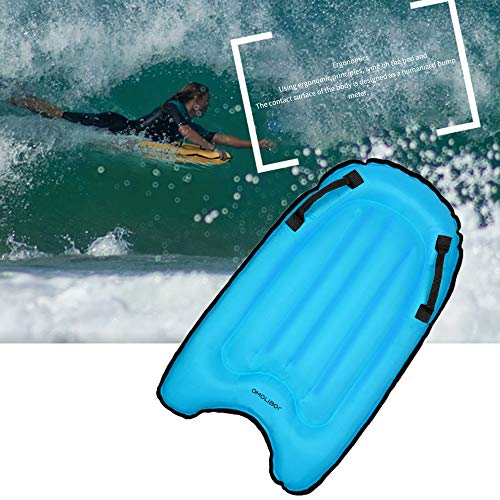 Haihui Tabla de surf hinchable ligera y compacta, tabla de surf, ayuda para nadar para adultos y niños, juegos en la piscina de playa (dentro de 85 kg)